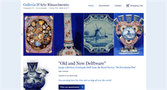 Desktop Screenshot of delft-art-gallery.com